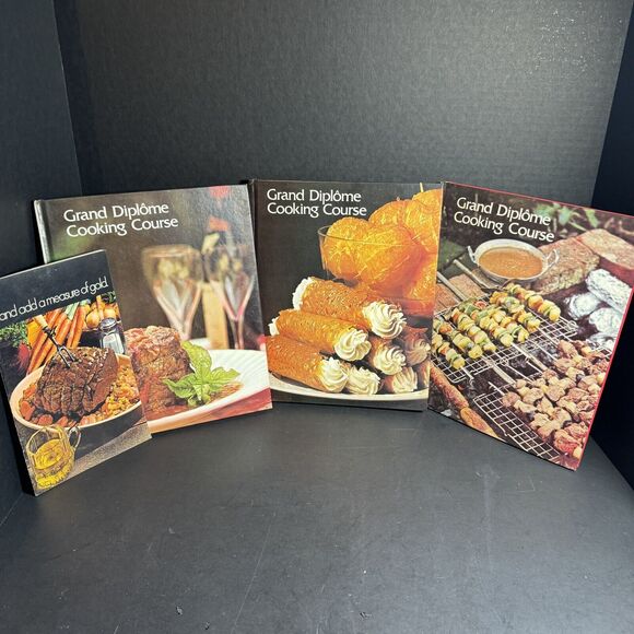 Grand Diplome Hard Cover Cooking Course, Volumes 1 - 3 (1972) [Book 136] - Picture 1 of 5